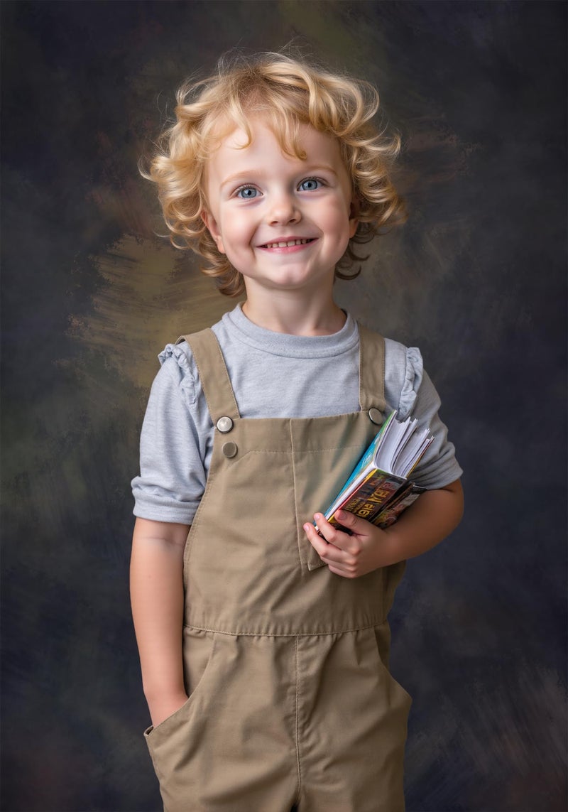 Kate 5x7ft Brown Vintage Photography Backdrop Retro Abstract Painted Background Studio Backdrops - Image 3
